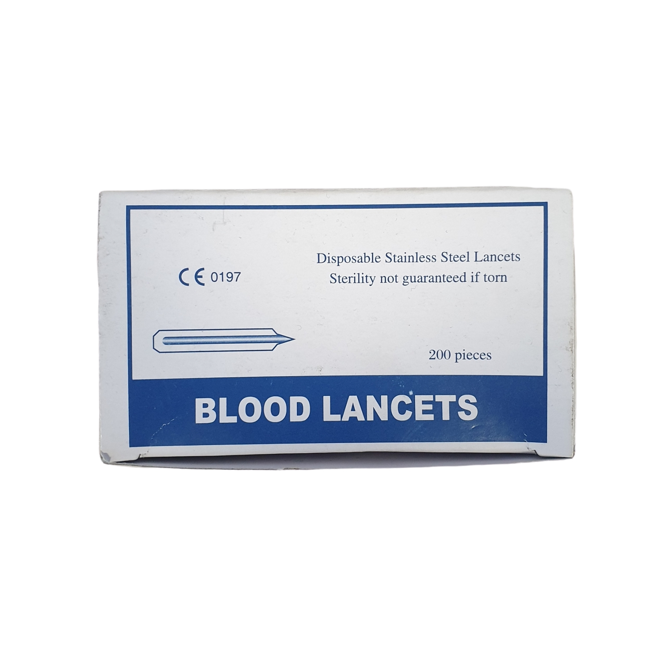 Blood Lancets Stainless Steel Pack of 200's Rapple Products