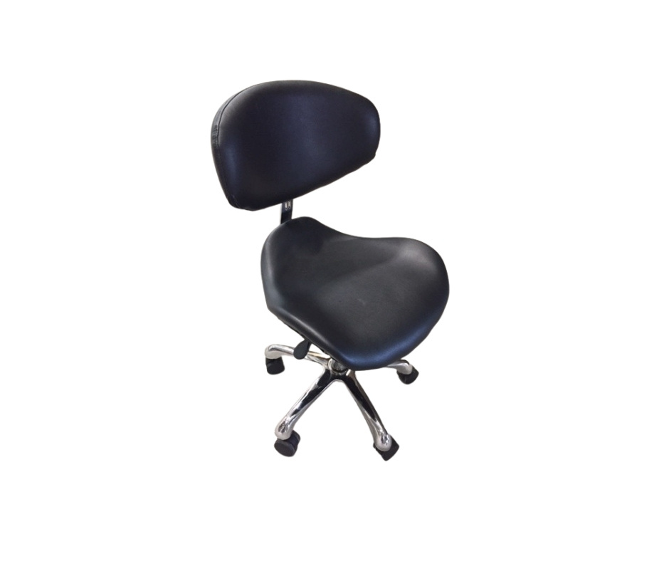 Mia Cutting/Styling Stool Black Rapple Products