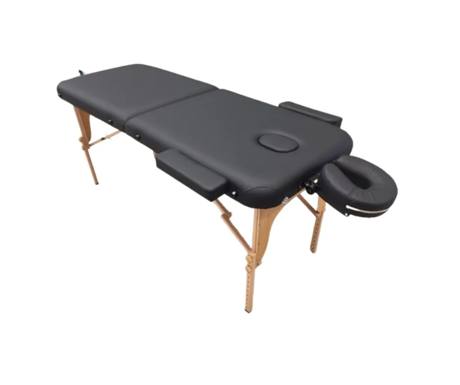 Lucy Portable Massage Bed | Cream / Black
