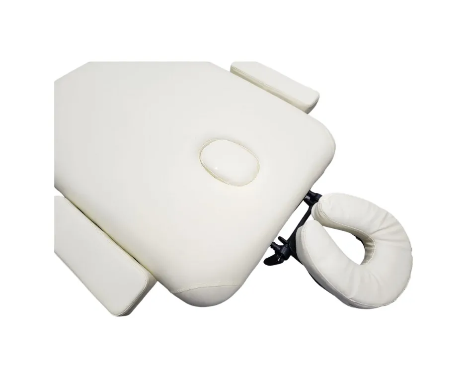 Lucy Portable Massage Bed | Cream / Black