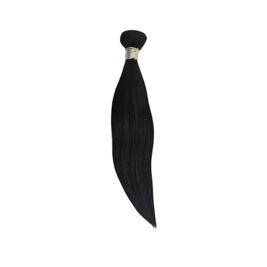 Weave 100% Human Hair 16inch Straight Black | 100g