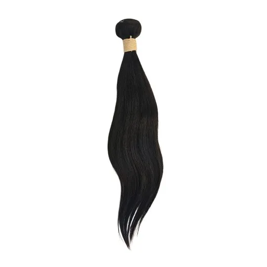 Weave 100% Human Hair 18inch Straight Black | 100g