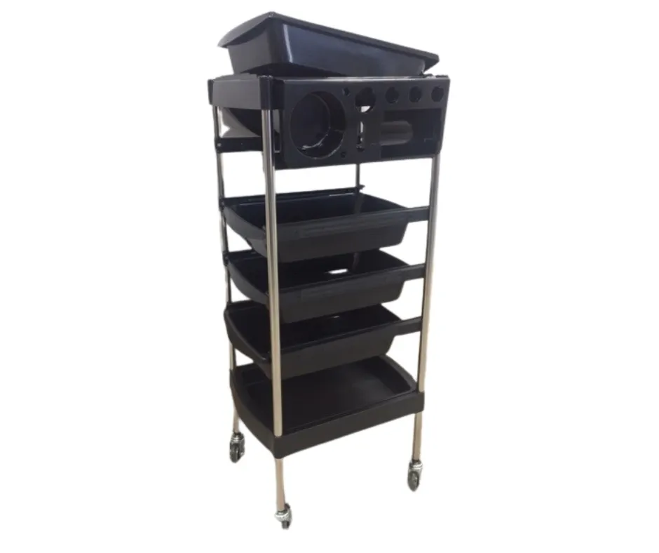 Trento Salon Trolley | Black