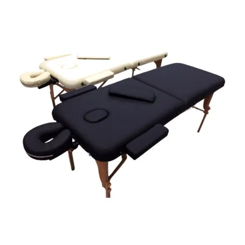 Lucy Portable Massage Bed | Cream / Black