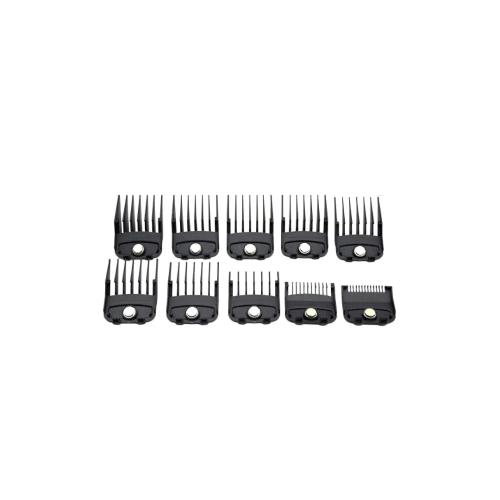 Clipper Guards Magnetic 10pc - Sizes 0.5-8 | Black