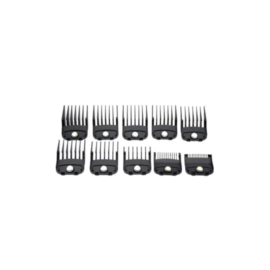 Clipper Guards Magnetic 10pc – Sizes 0.5-8 | Black