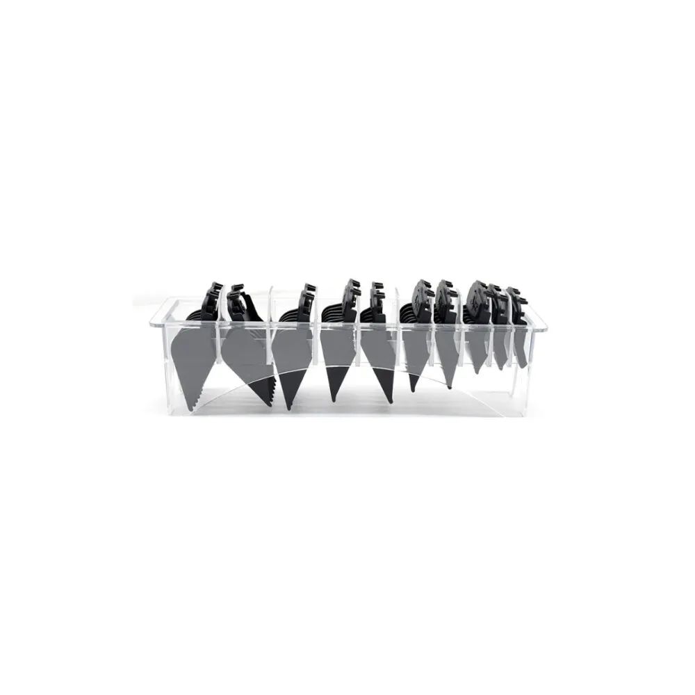 Clipper Guards Magnetic 10pc - Sizes 0.5-8 | Black