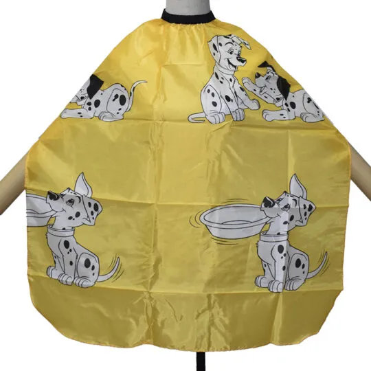 Kiddies Cutting Cape – Dalmatians | Yellow