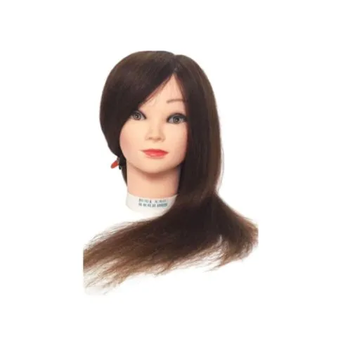 Mannequin Head 100% Human Hair 16 - 1B