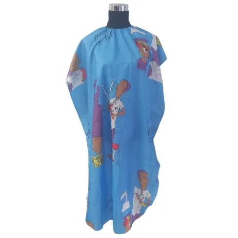 Kiddies Cutting Cape - Animation | Blue