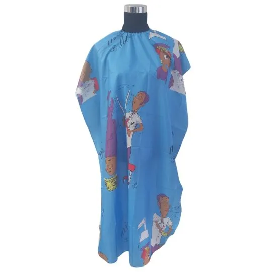 Kiddies Cutting Cape – Animation | Blue