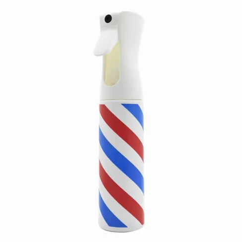 Spray Bottle - Mist Spray | White with Red & Blue Stripes