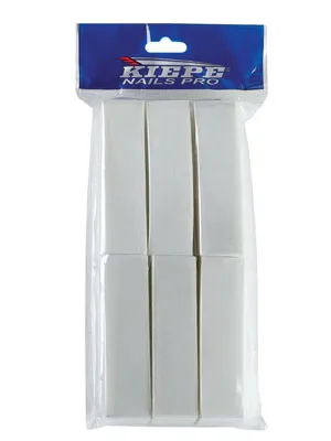 6 Piece Set White Nail Board Buffer