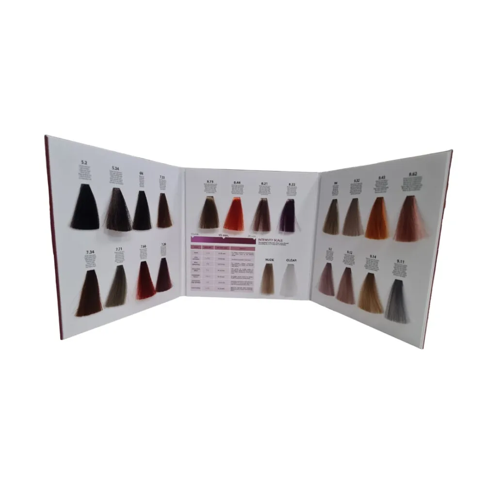 Silky Colour Chart - Fast Toner