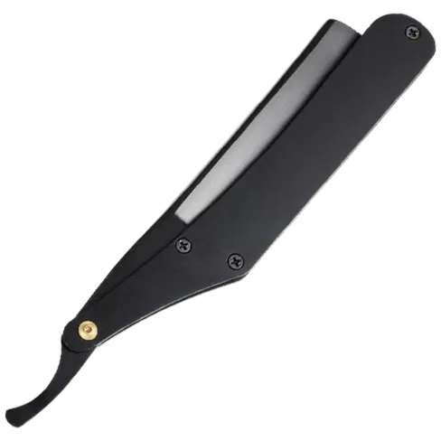 Folding Razor with Guard - Black