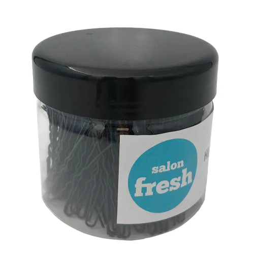 Hair Wavy Pin 65mm 500g Box - Black