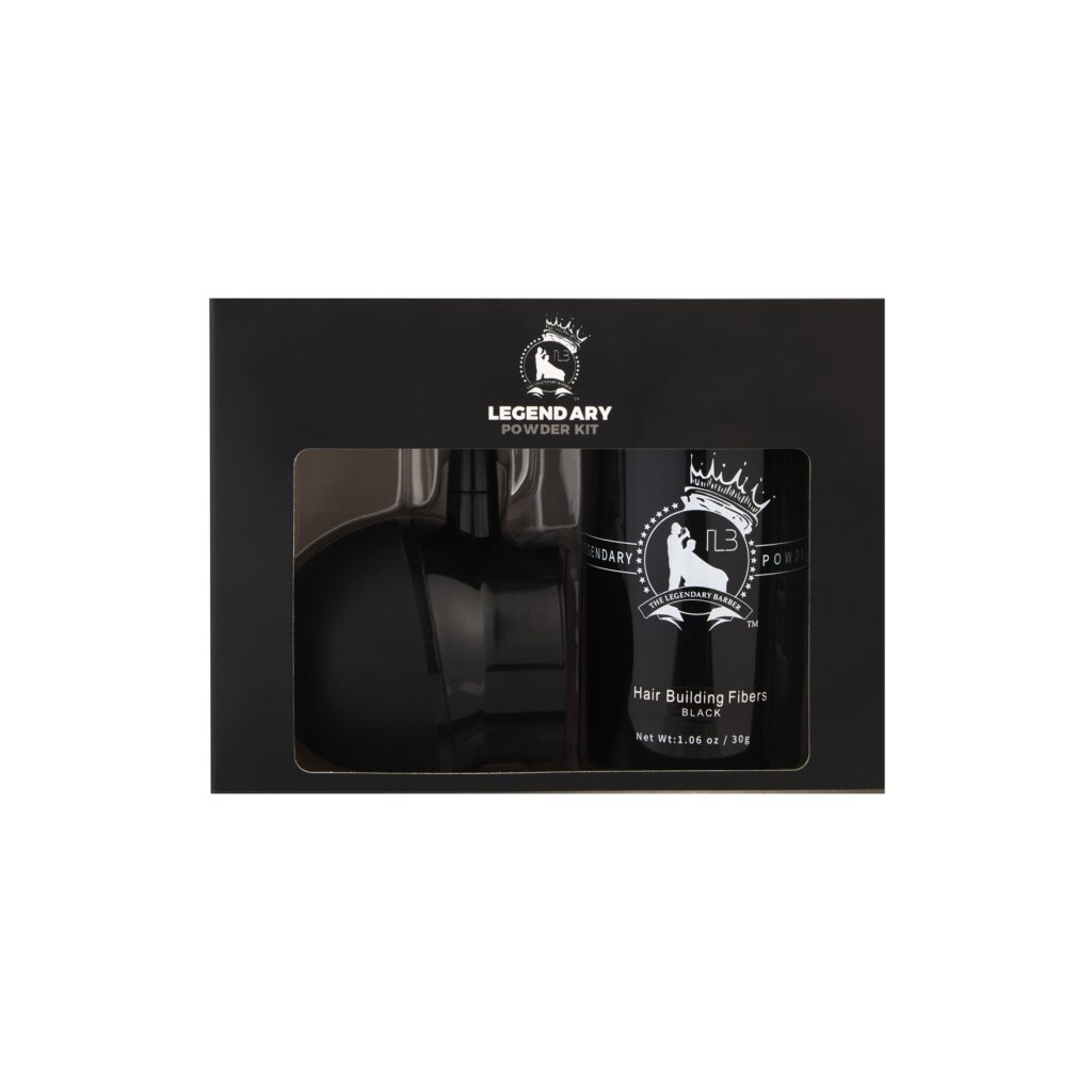 Legendary Hair Fibre Kit Powder and Applicator 1 – Rapple