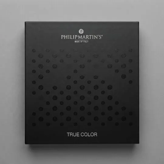 True Color Chart – Rapple Black rectangular product box with a dotted pattern, displaying the Philip Martin's logo near the top and 'TRUE COLOR' at the bottom.