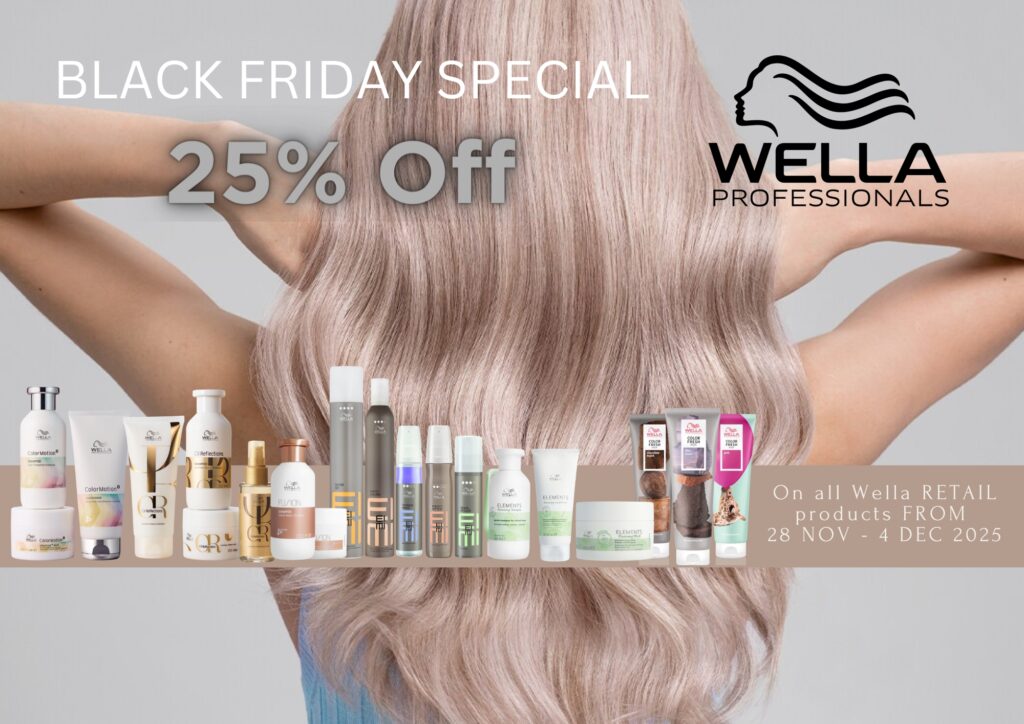 Black Friday 2025: Save 25% on All Wella Professionals Retail Products!