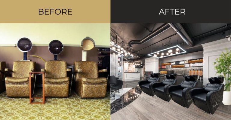 Hair salon makeover