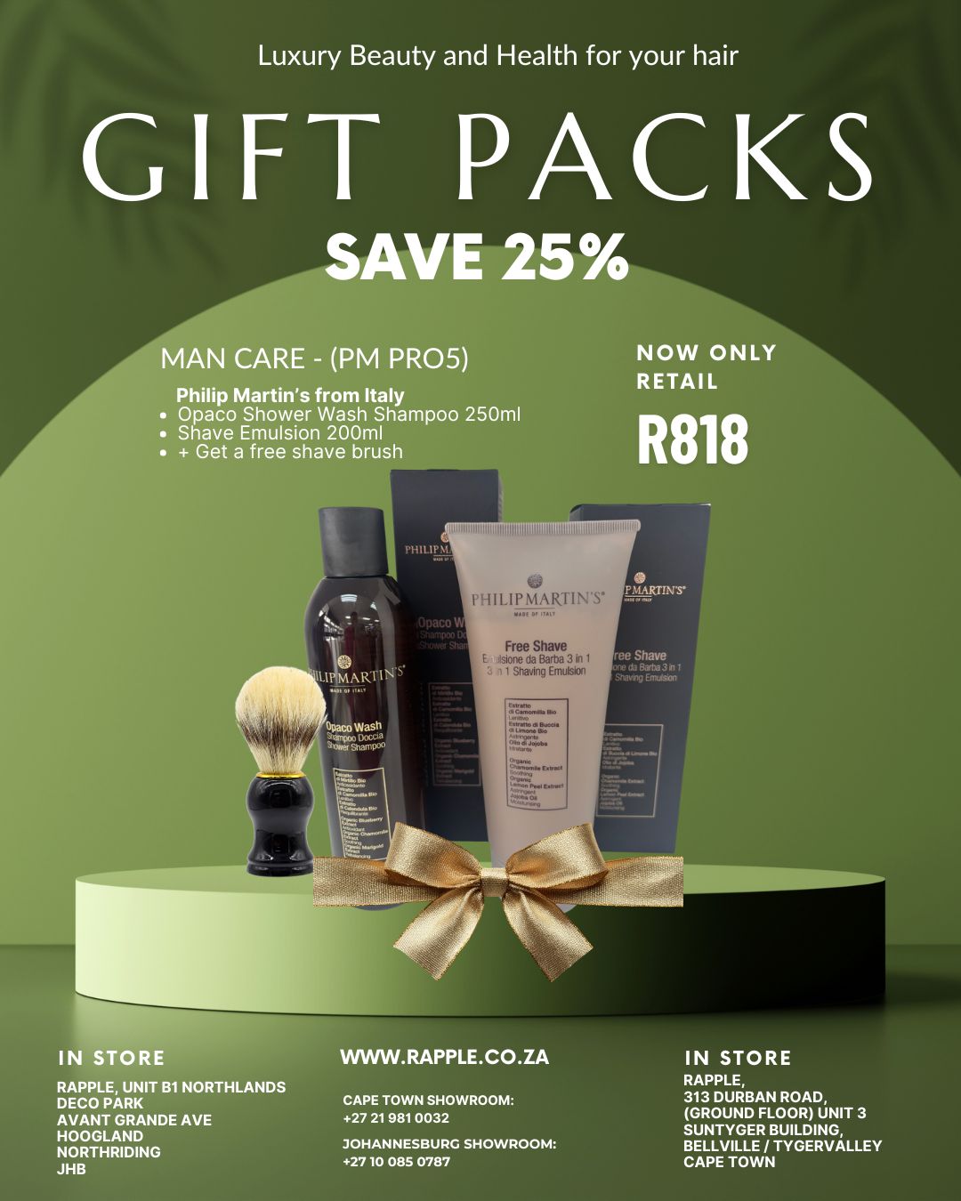 PM PRO5 Man Care Gift pack – Rapple