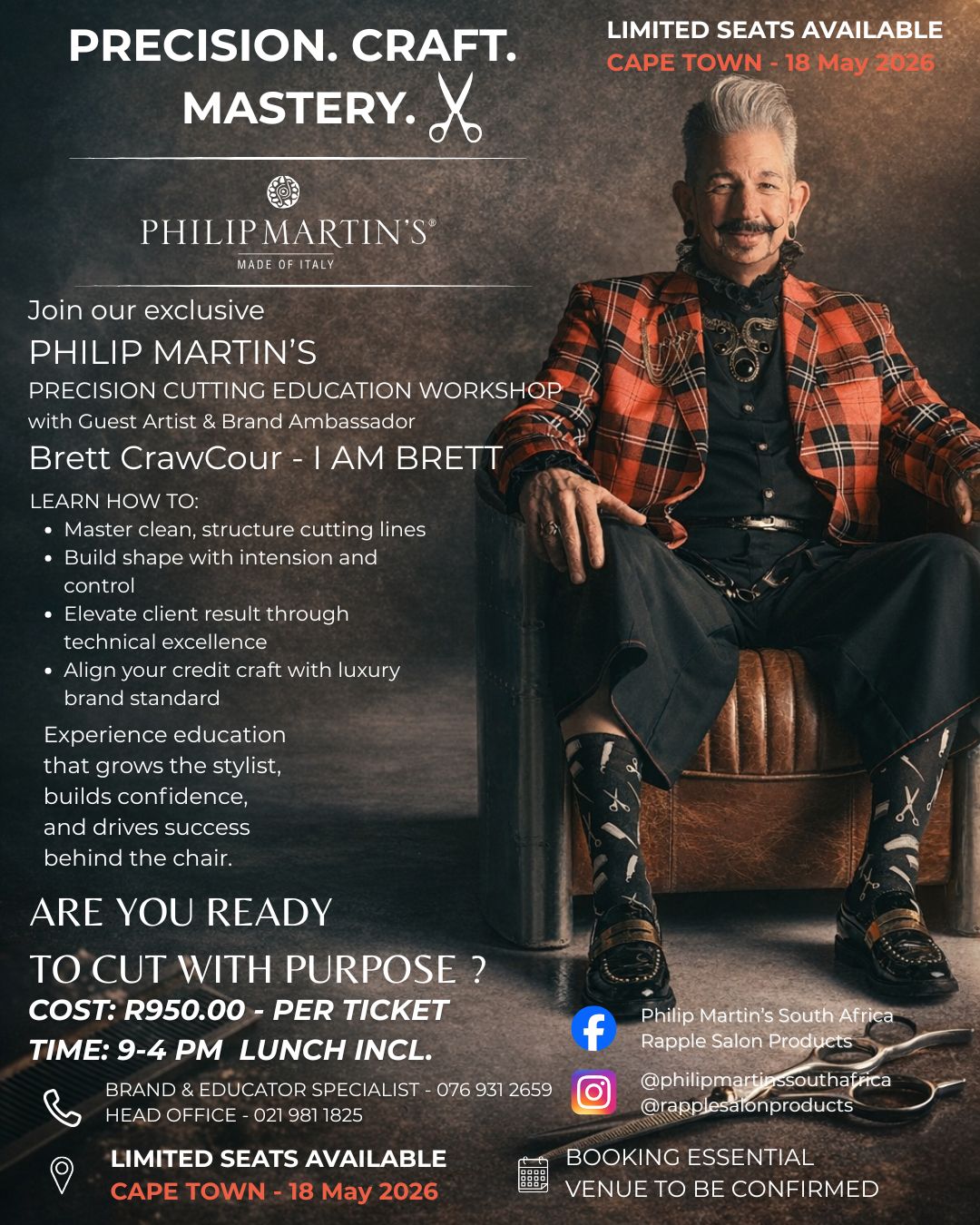 Precision cutting workshop with Brett Crawcour & Philip Martin's