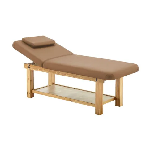Marbella - SPA VI Wooden Massage Bed Cocoa Brown