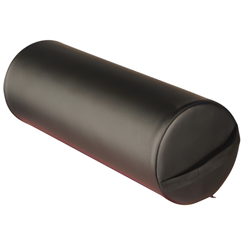 FFFACCORAL02jpg – Rapple Black cylindrical bolster pillow lying on its side