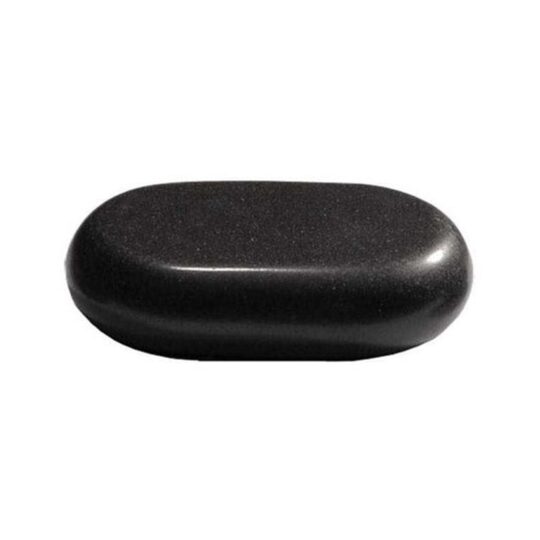 Large_Hot_Stonejpg – Rapple Polished black stone pebble on a white background