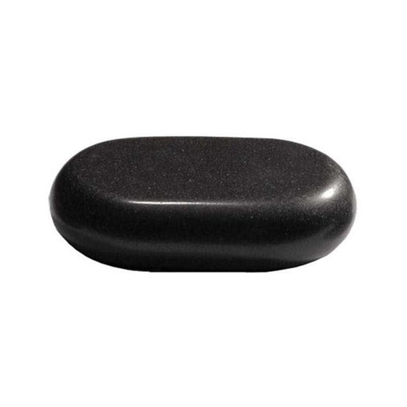 Large_Hot_Stonejpg – Rapple Polished black stone pebble on a white background