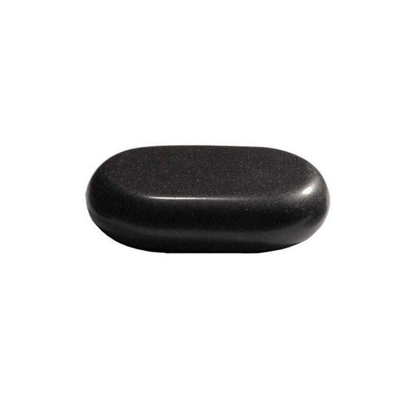 Medium_Hot_Stone_3jpg – Rapple Polished black pebble on a white background