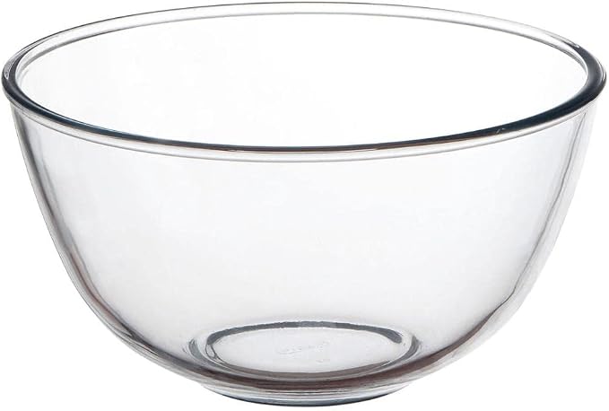Philip Martins Glass bowl – Rapple Philip Martin's clear tempered glass mixing bowl with a rolled rim