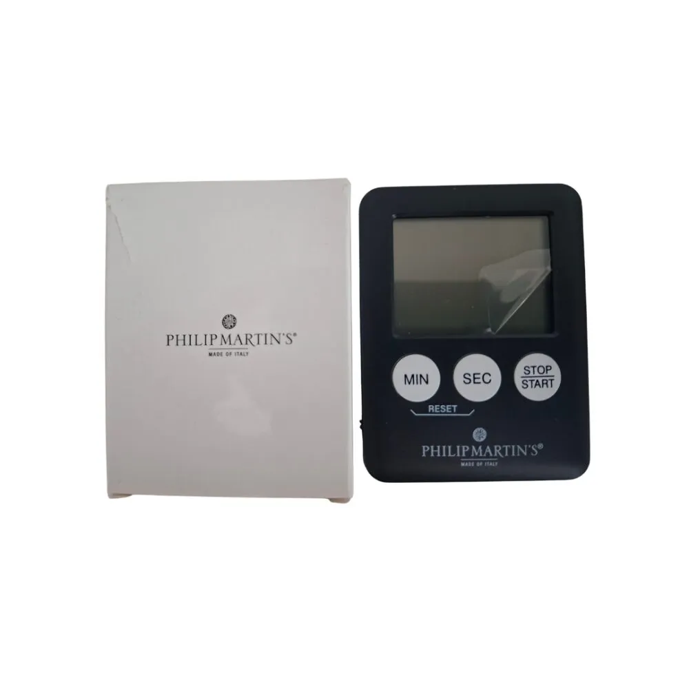 Philip Martin's salon timer with its presentation box