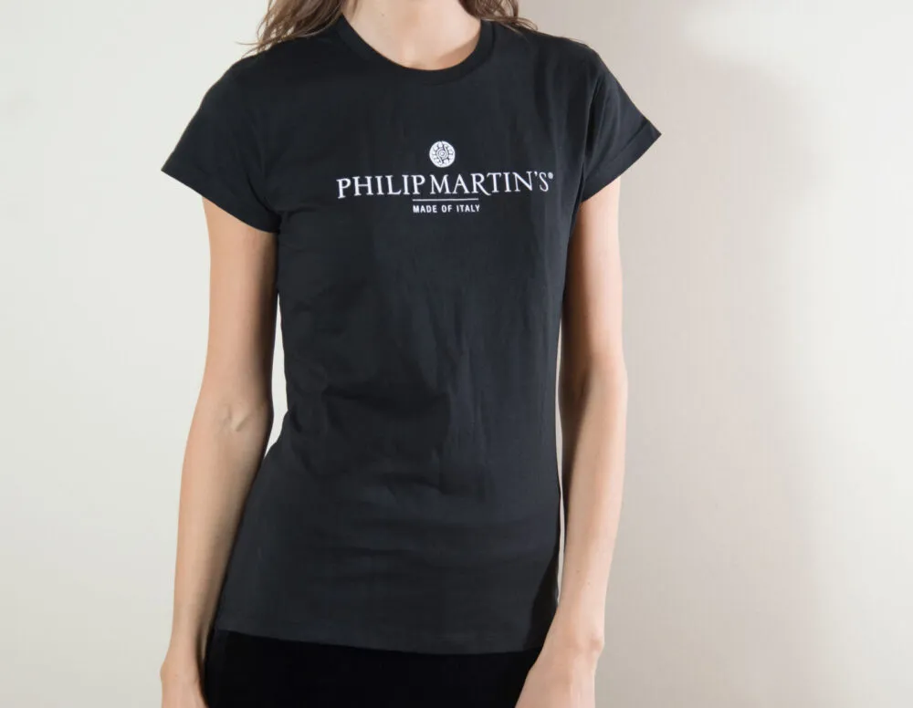 Philip Martin's black unisex T-shirt