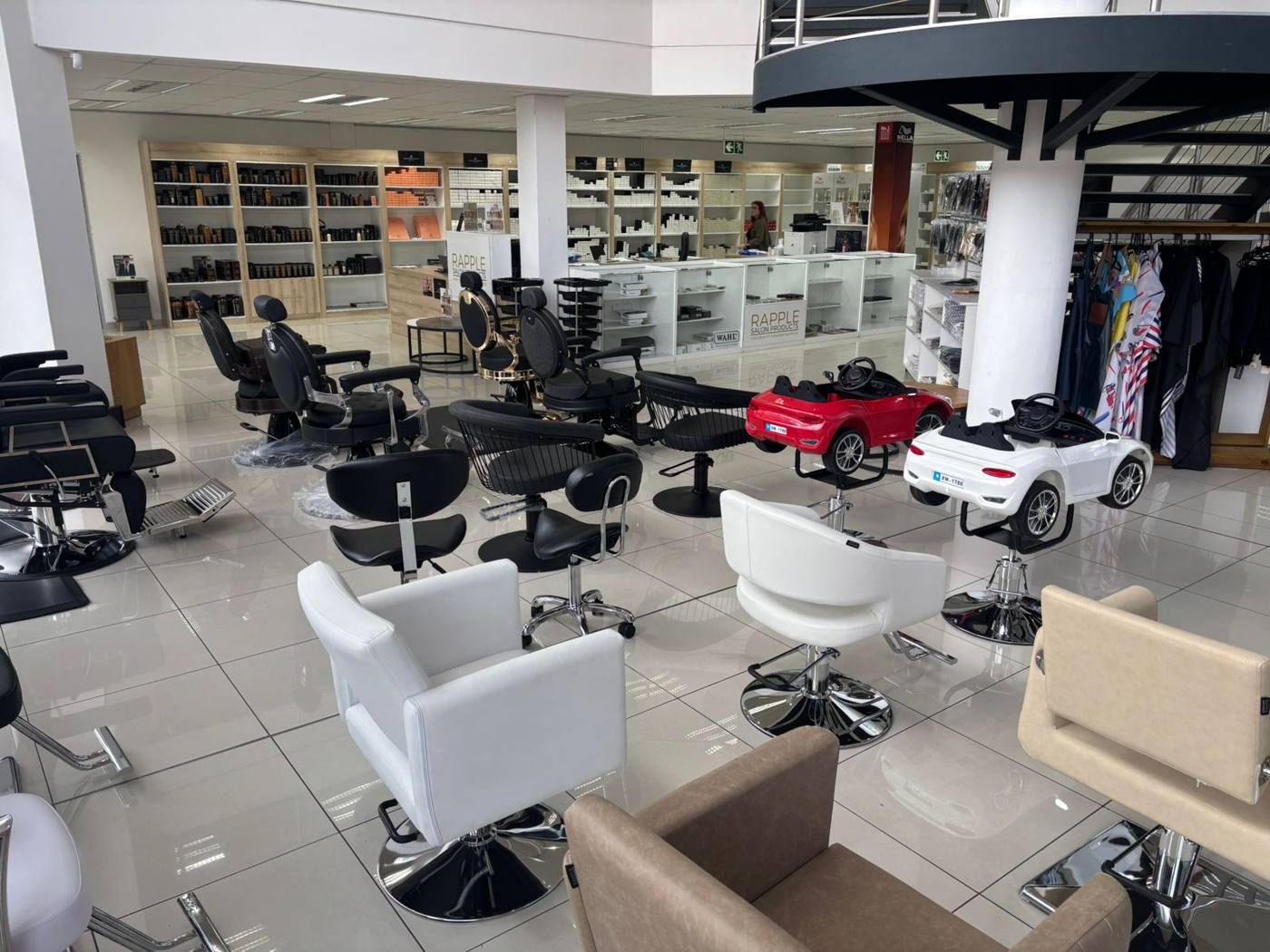 Rapple showroom &mdash; the salon floor