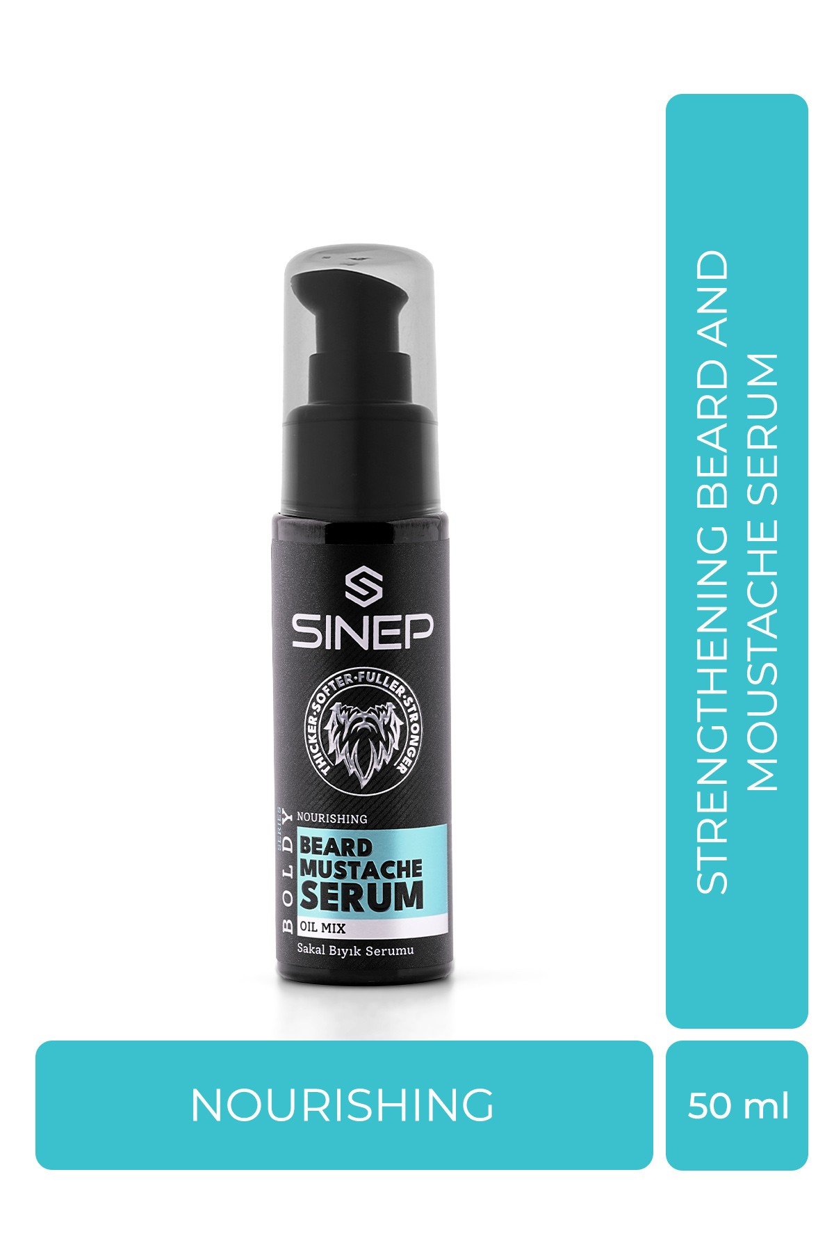 Sinep Beard and Moustache Serum Oil Mix 50ml โ Rapple Sinep Beard and Moustache Serum Oil Mix 50ml
