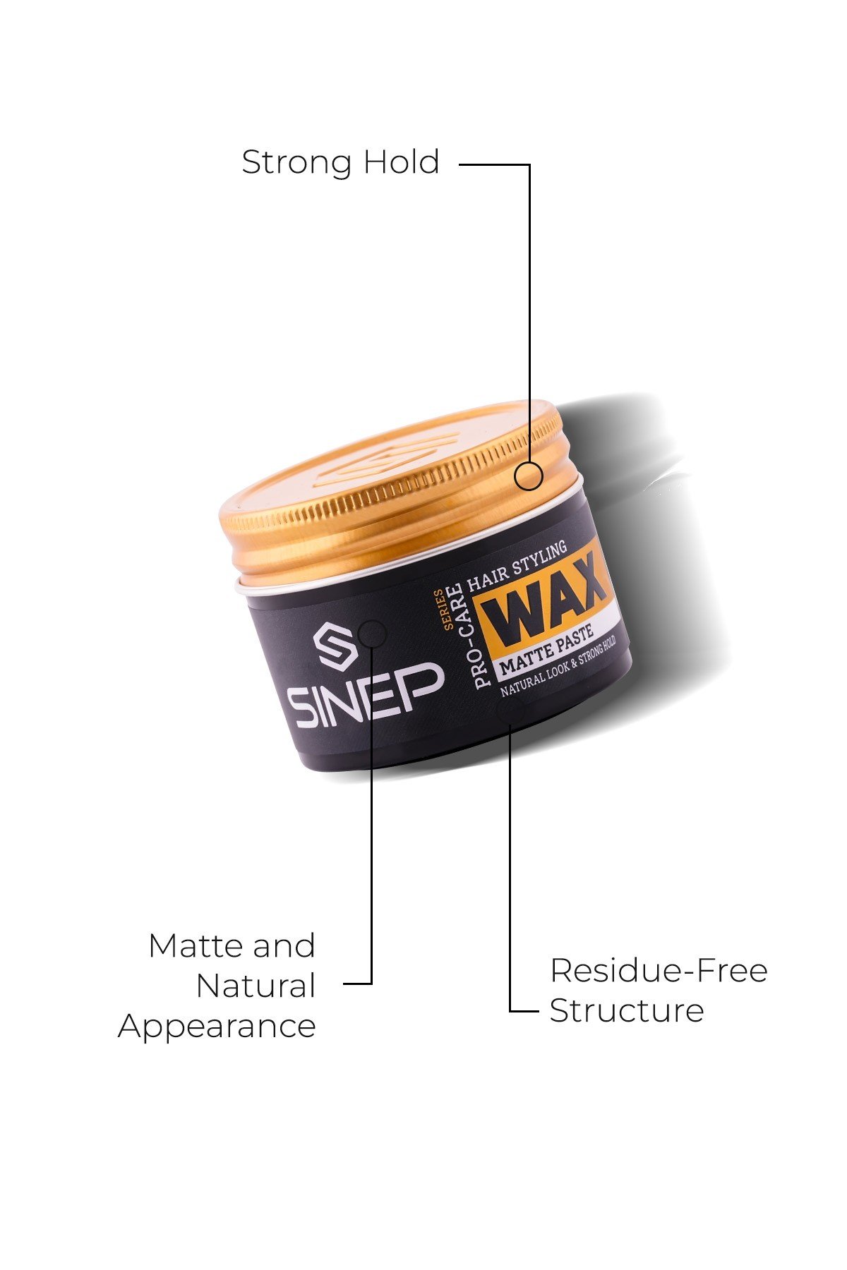 Sinep Matte Paste Wax 100ml - view 2 – Rapple Sinep Matte Paste Wax 100ml - view 2