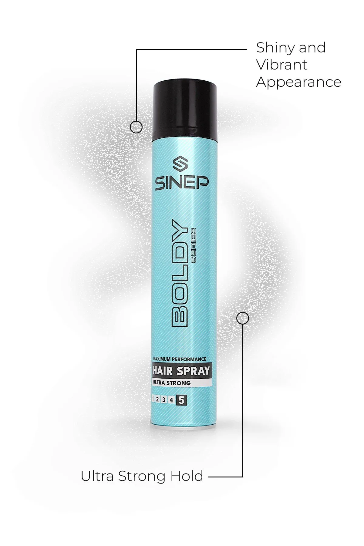 Sinep Ultra Strong Hair Spray 400ml - view 2 – Rapple Sinep Ultra Strong Hair Spray 400ml - view 2