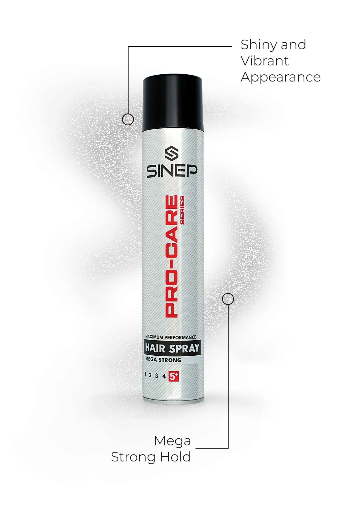 Sinep Mega Strong Hair Spray 400ml - view 2 – Rapple Sinep Mega Strong Hair Spray 400ml - view 2
