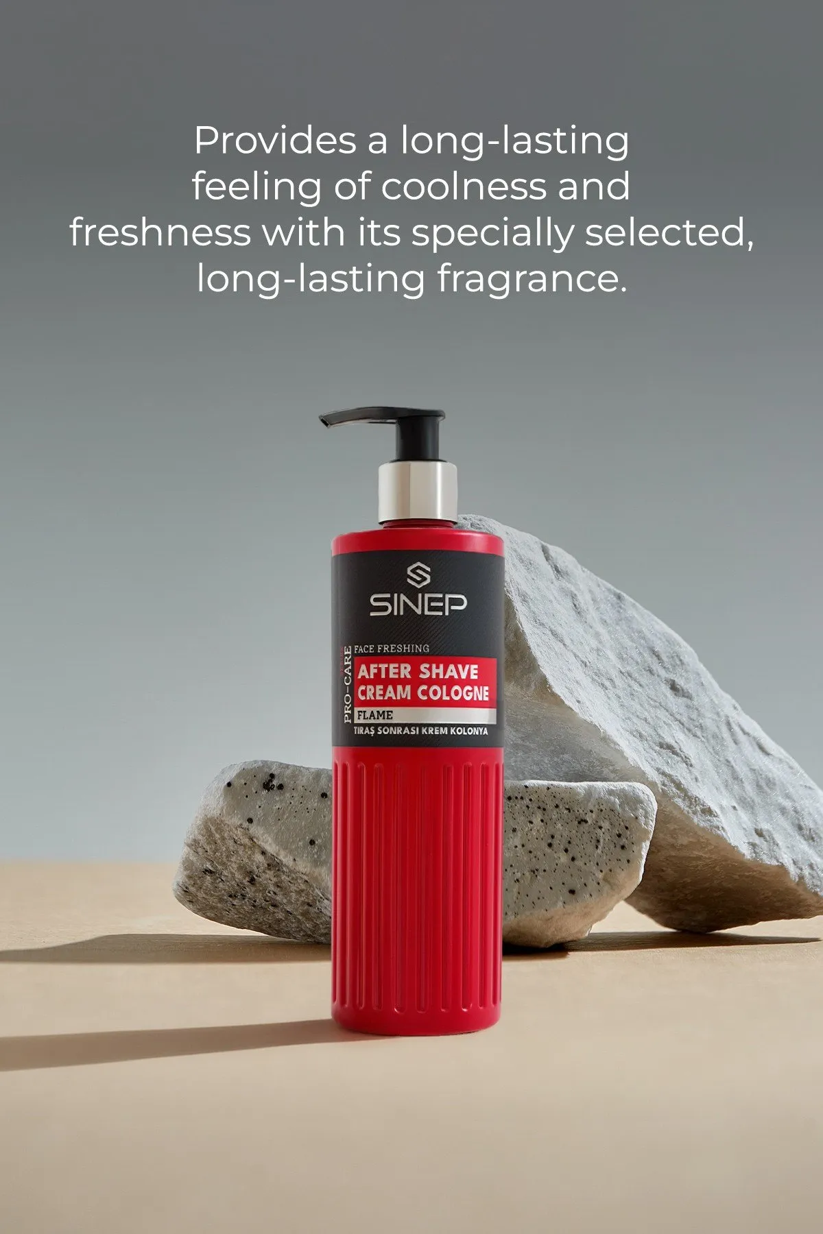 Sinep Flame After Shave Cream Cologne 400ml - view 3 – Rapple Sinep Flame After Shave Cream Cologne 400ml - view 3