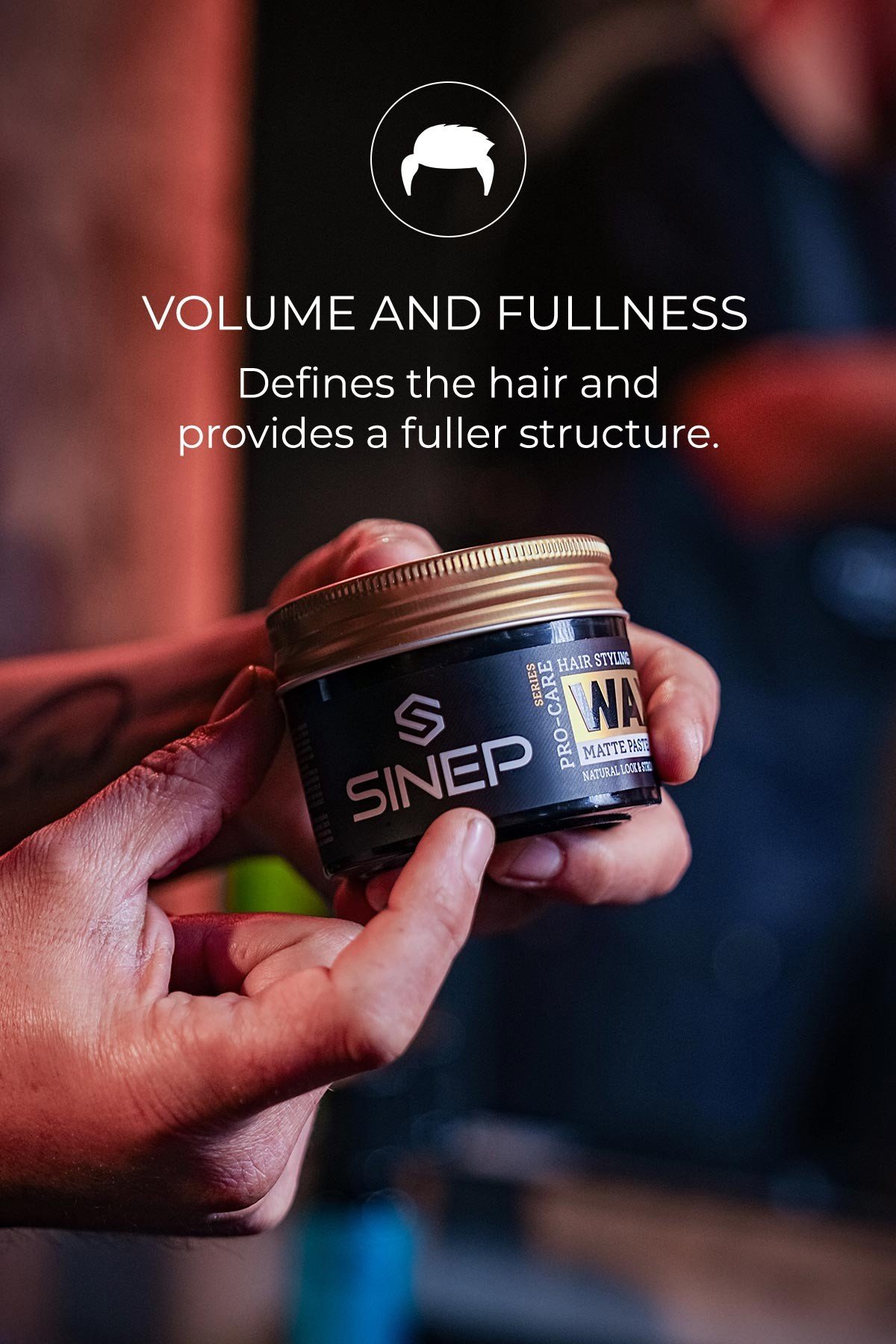 Sinep Matte Paste Wax 100ml - view 3 – Rapple Sinep Matte Paste Wax 100ml - view 3