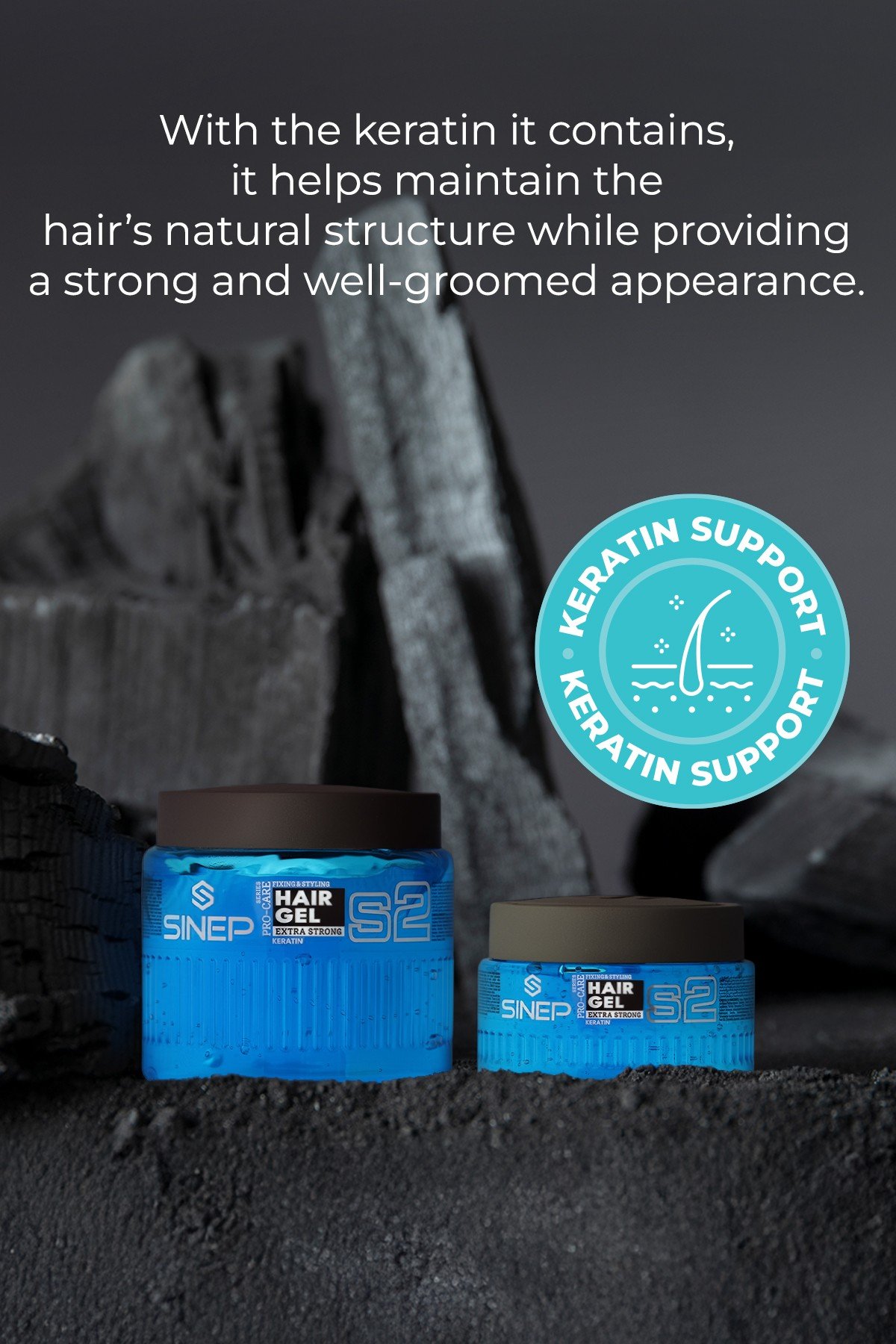 Sinep Extra Strong Hair Gel 300ml - view 3 – Rapple Sinep Extra Strong Hair Gel 300ml - view 3
