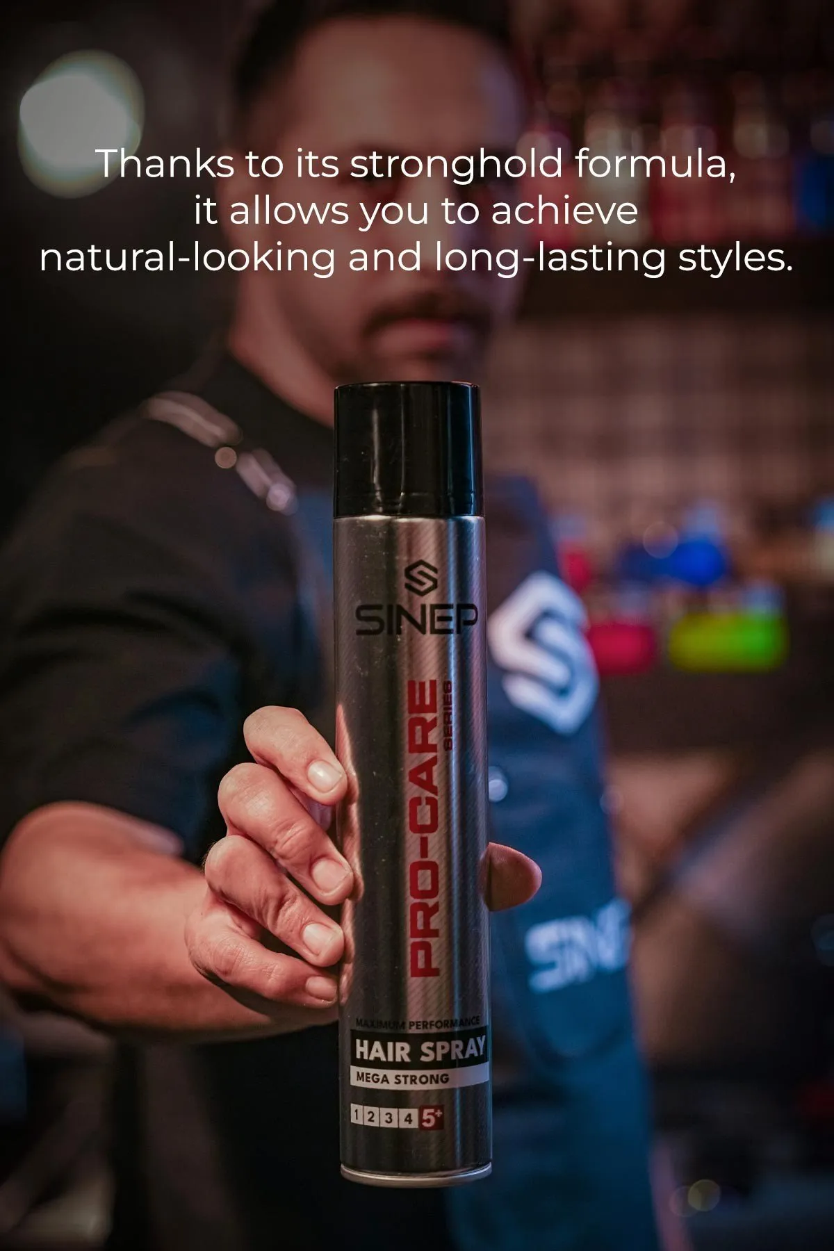 Sinep Mega Strong Hair Spray 400ml - view 3 – Rapple Sinep Mega Strong Hair Spray 400ml - view 3