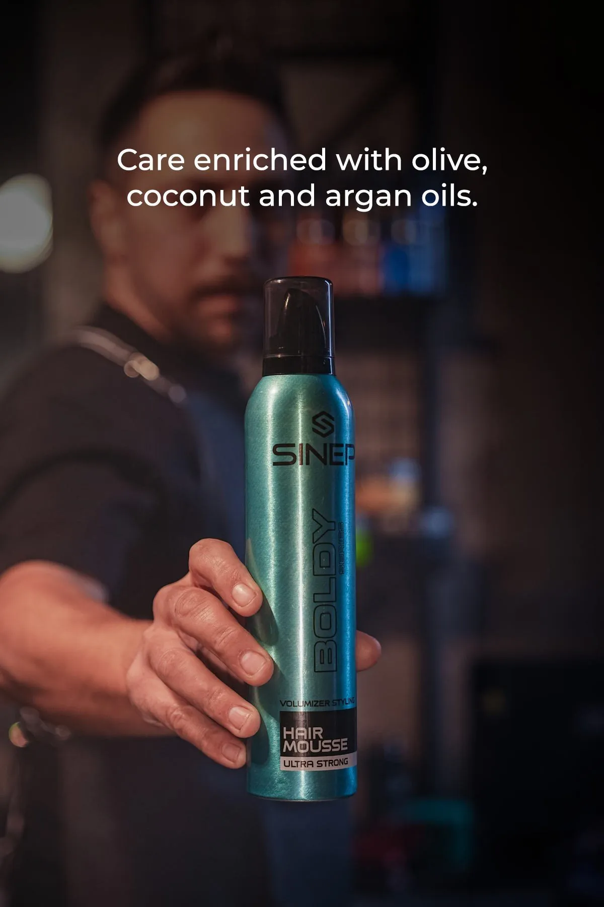 Sinep Ultra Strong Hair Mousse 300ml - view 3 – Rapple Sinep Ultra Strong Hair Mousse 300ml - view 3