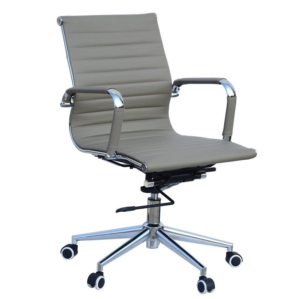 Classic Ribbed Mid Back Chair
