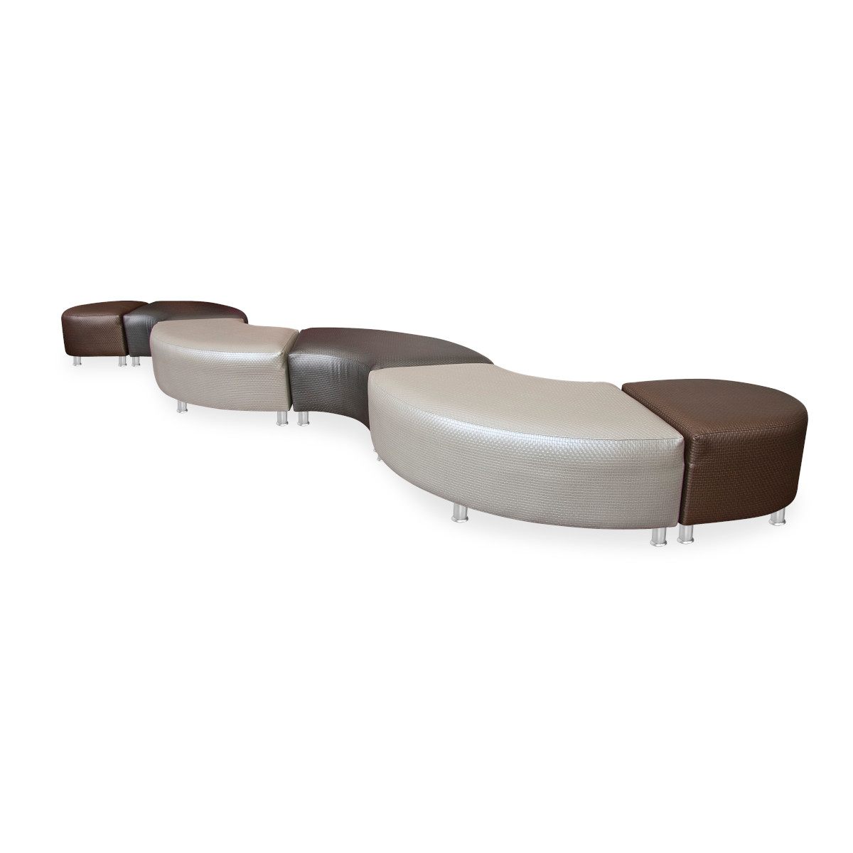 Miami S Shape reception seating