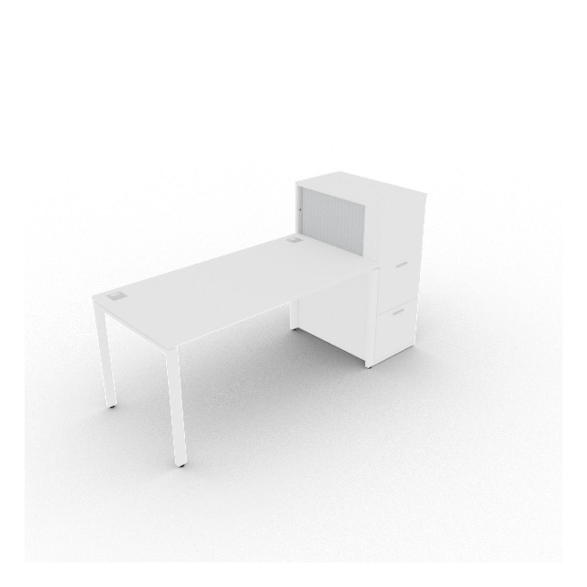 Single Desk And Filer