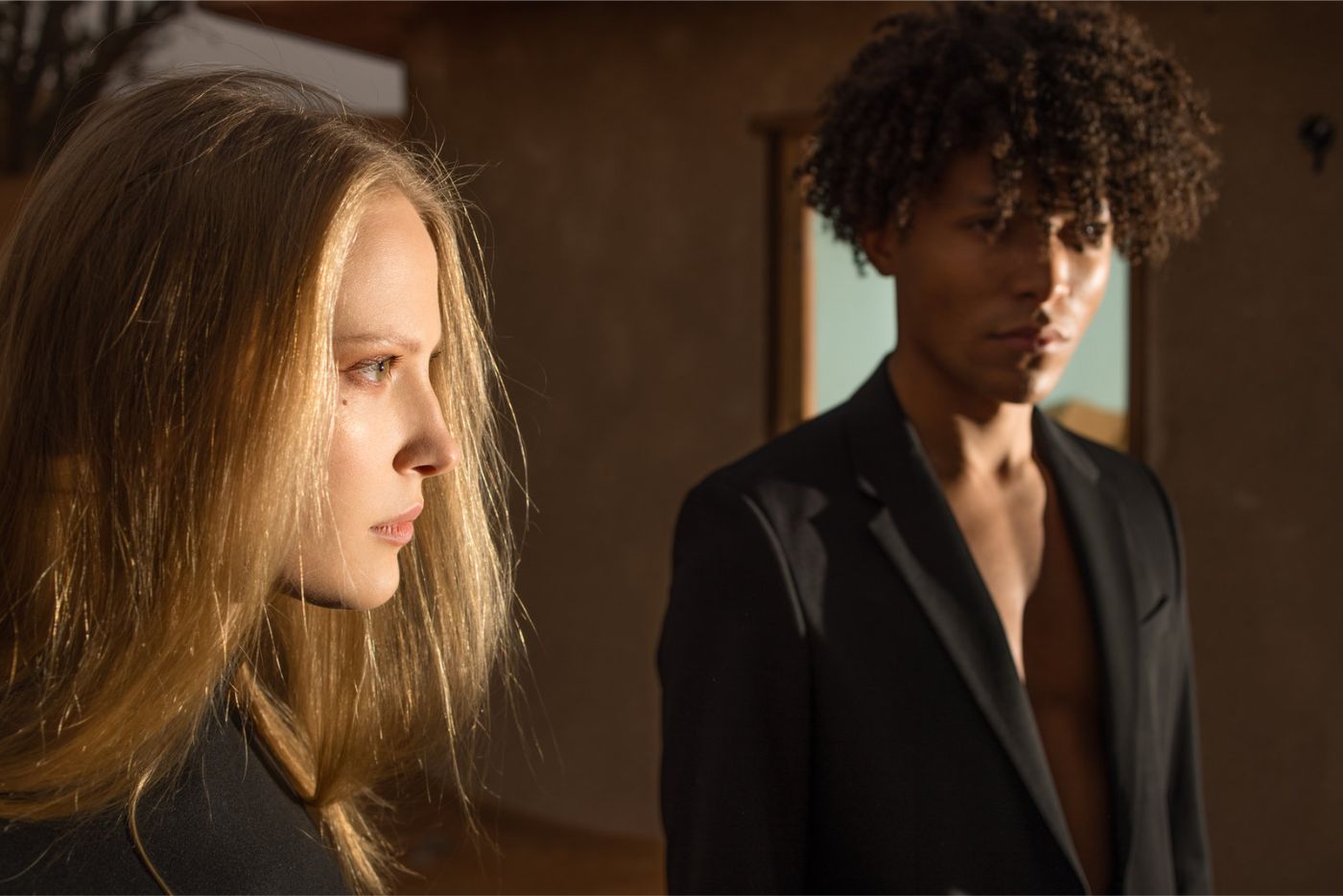 Two models in natural light