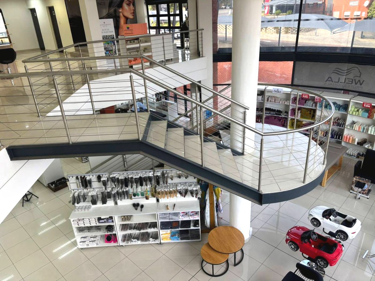 Rapple Northriding showroom staircase and displays
