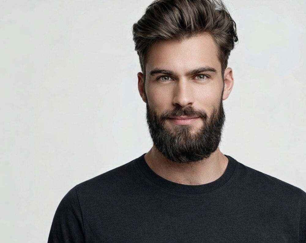 Well-groomed beard